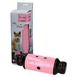 Aktiverings Foder Rulle Till Husdjuret Feed Treat Roller Pink
